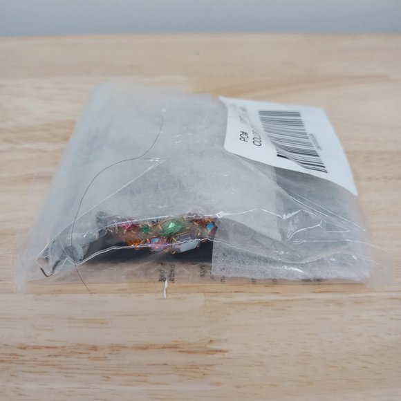 J.Crew Crystal Cluster Irene Hoop Earrings - Picture 4 of 4